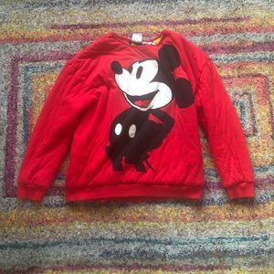 Forever 21/Disney Mickey Mouse Red Sweater